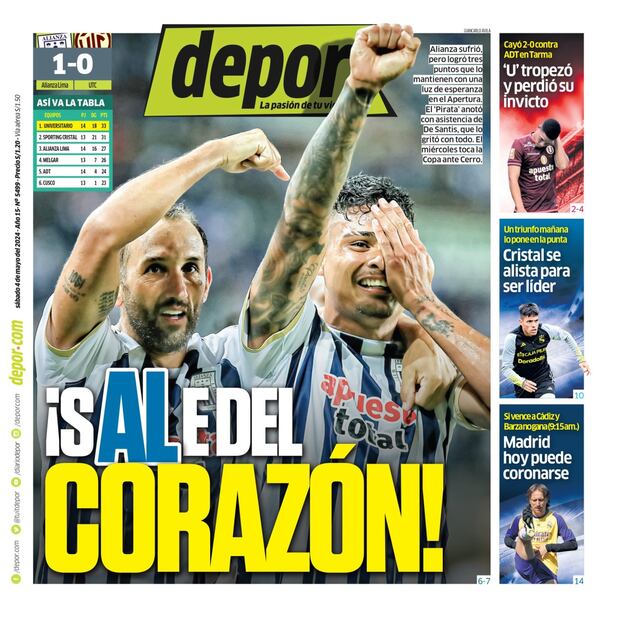 ¡Sale del corazón!