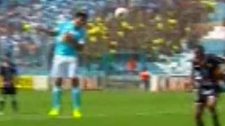 Sporting Cristal: Irven Ávila estrelló dos cabezazos al palo