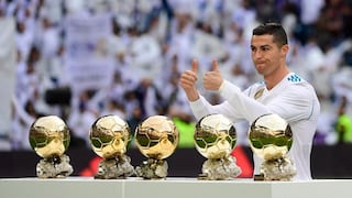 ¡SIUUUU! Cristiano Ronaldo 'entregó' quinto Balón de Oro a hinchas del Real Madrid en el Bernabéu