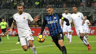 Se alejan de la punta: Inter de Milán y AS Roma empataron 1-1 en la fecha 21 de la Serie A