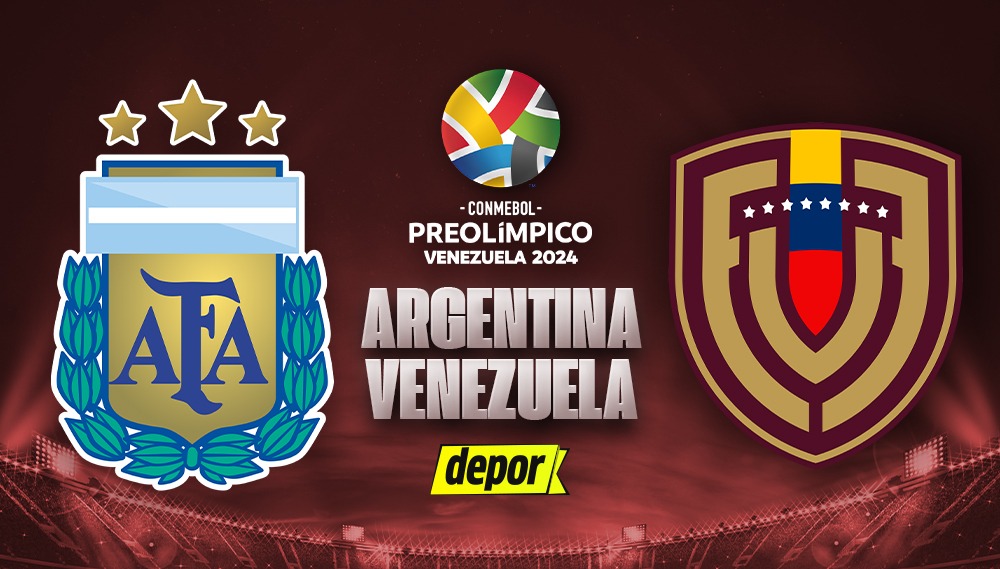 Argentina y Venezuela se miden por el Preolímpico Sub-23. (Diseño: Depor)