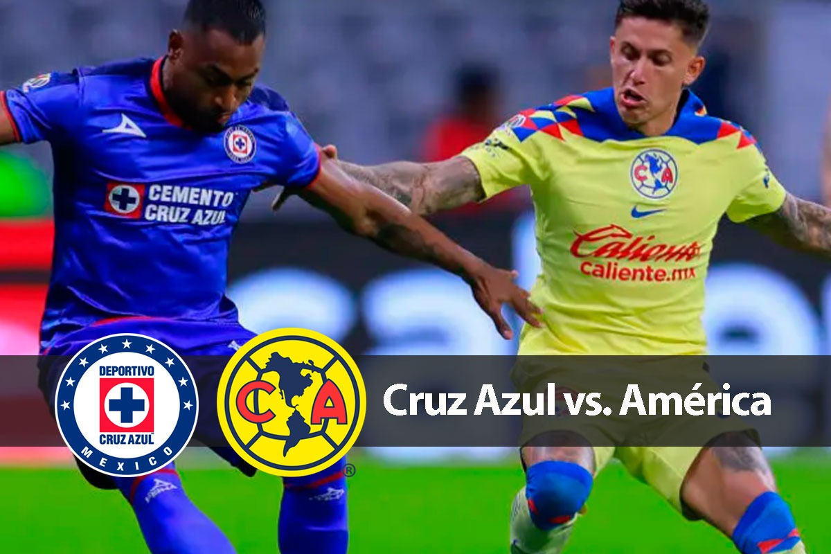 Desde Ciudad de los Deportes, Cruz Azul vs. América juegan la final de Ida por el Clausura 2024. Consulta los horarios, canales TV y servicios online para ver el Clásico Joven. (Foto: AFP/Composición Mix)