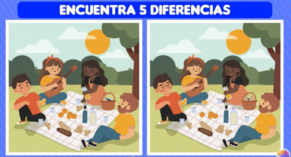 Desafío visual: identifica las 5 diferencias en solo 5 segundos y mide tu velocidad (Foto: Depor)