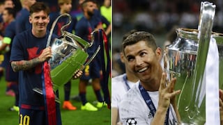 Lionel Messi aún tiene más Champions League que Cristiano Ronaldo