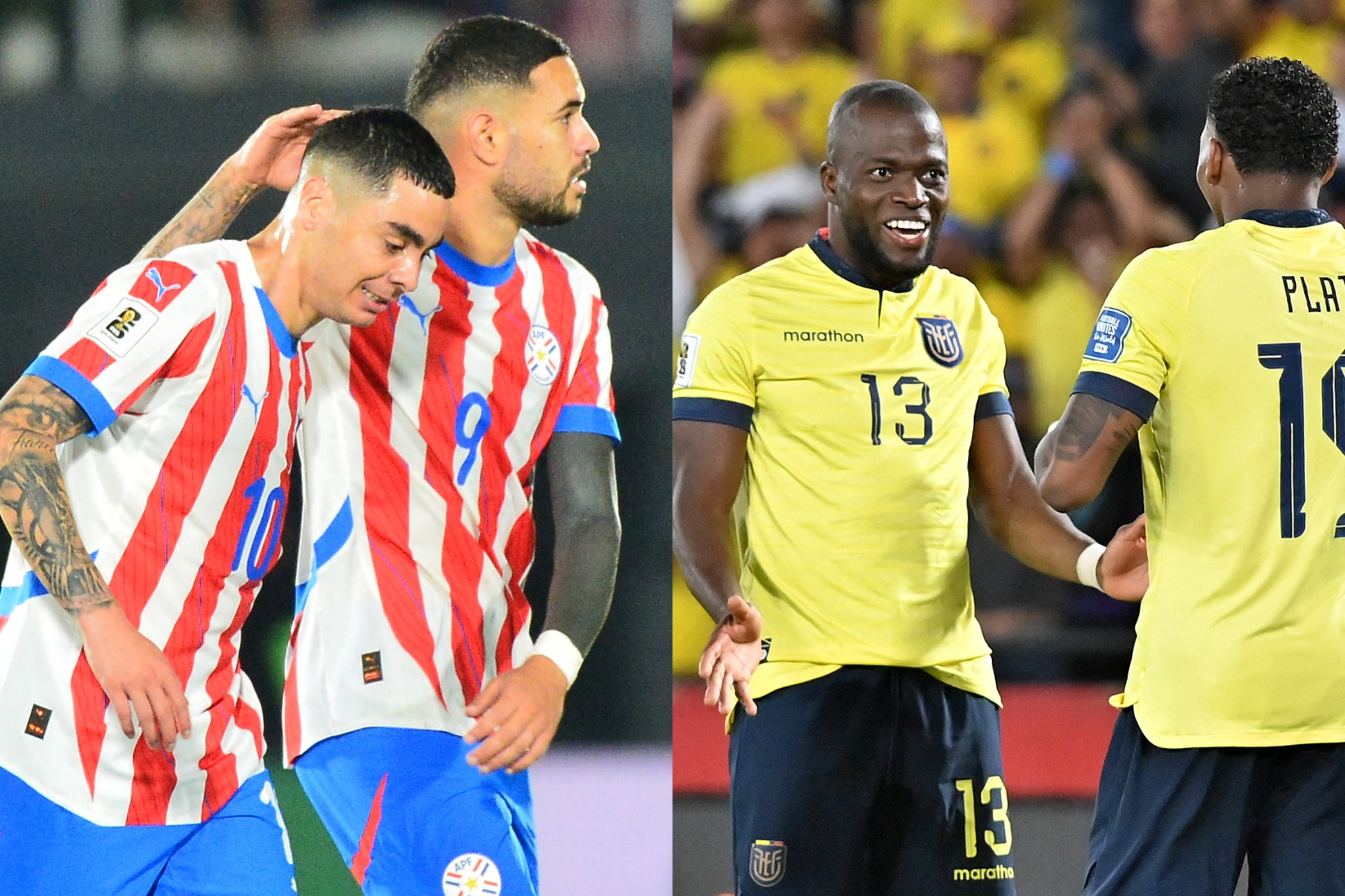 Paraguay enfrenta a Ecuador en el estadio Defensores del Chaco por las Eliminatorias 2026. Conoce horarios, canales y opciones online para ver el partido EN VIVO. (Fotos: AFP)
