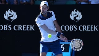 ¡Qué calor! Djokovic jugó a 40°C para el pase a tercera ronda del Australian Open 2018