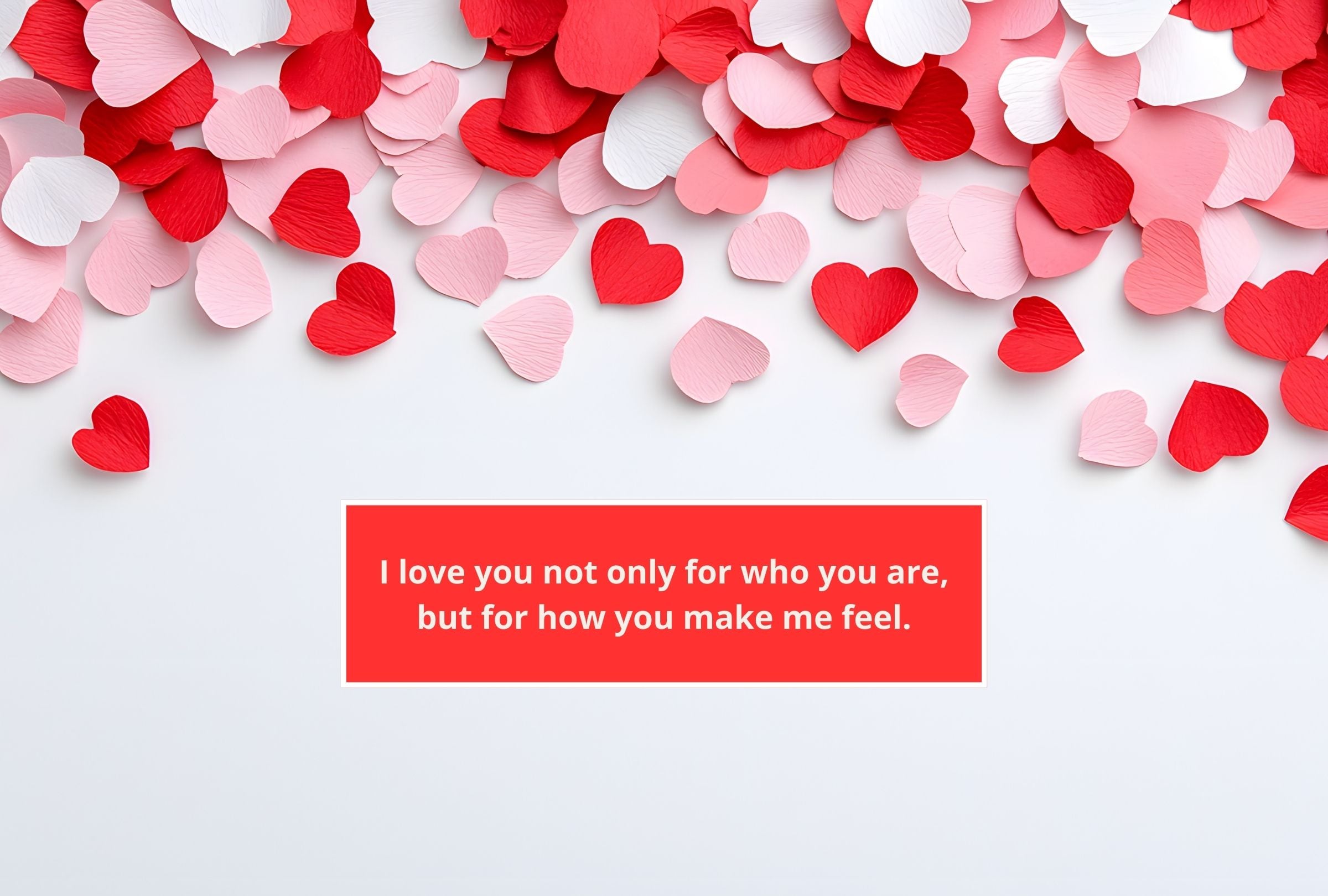 “I love you not only for who you are, but for how you make me feel”. (Photo: Depor Composition)