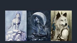 Elige uno de los 3 lobos de la imagen para descubrir tu fuerza interior