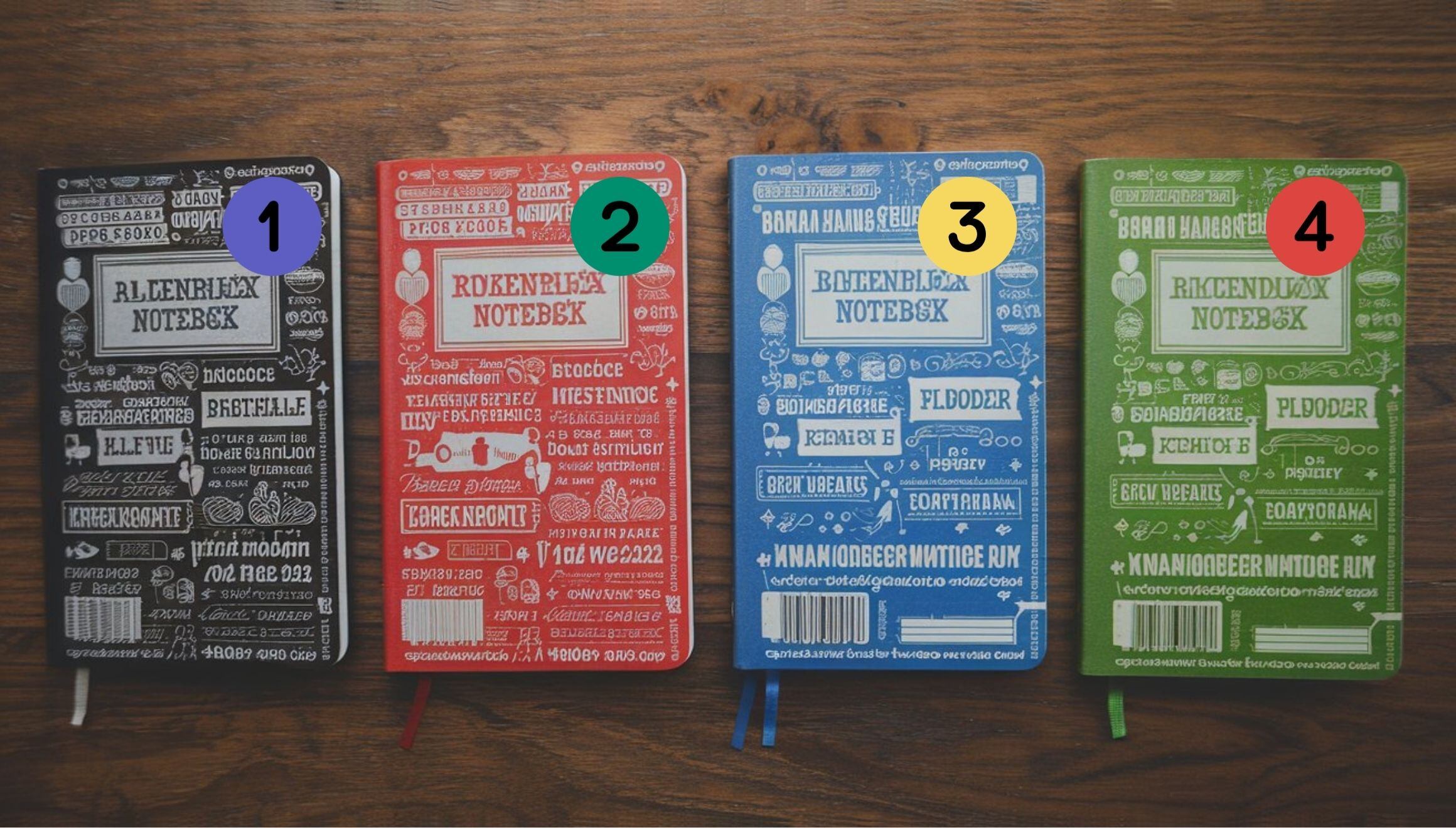 Test visual: elige uno de los cuadernos para descubrir qué te depara el futuro (Foto: Depor).