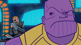 Marvel Studios presentó las escenas falsas de “Infinity War” y “Endgame” en formato animado | FOTOS