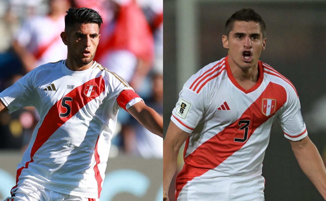 Carlos Zambrano y Aldo Corzo. (Fotos: AFP)