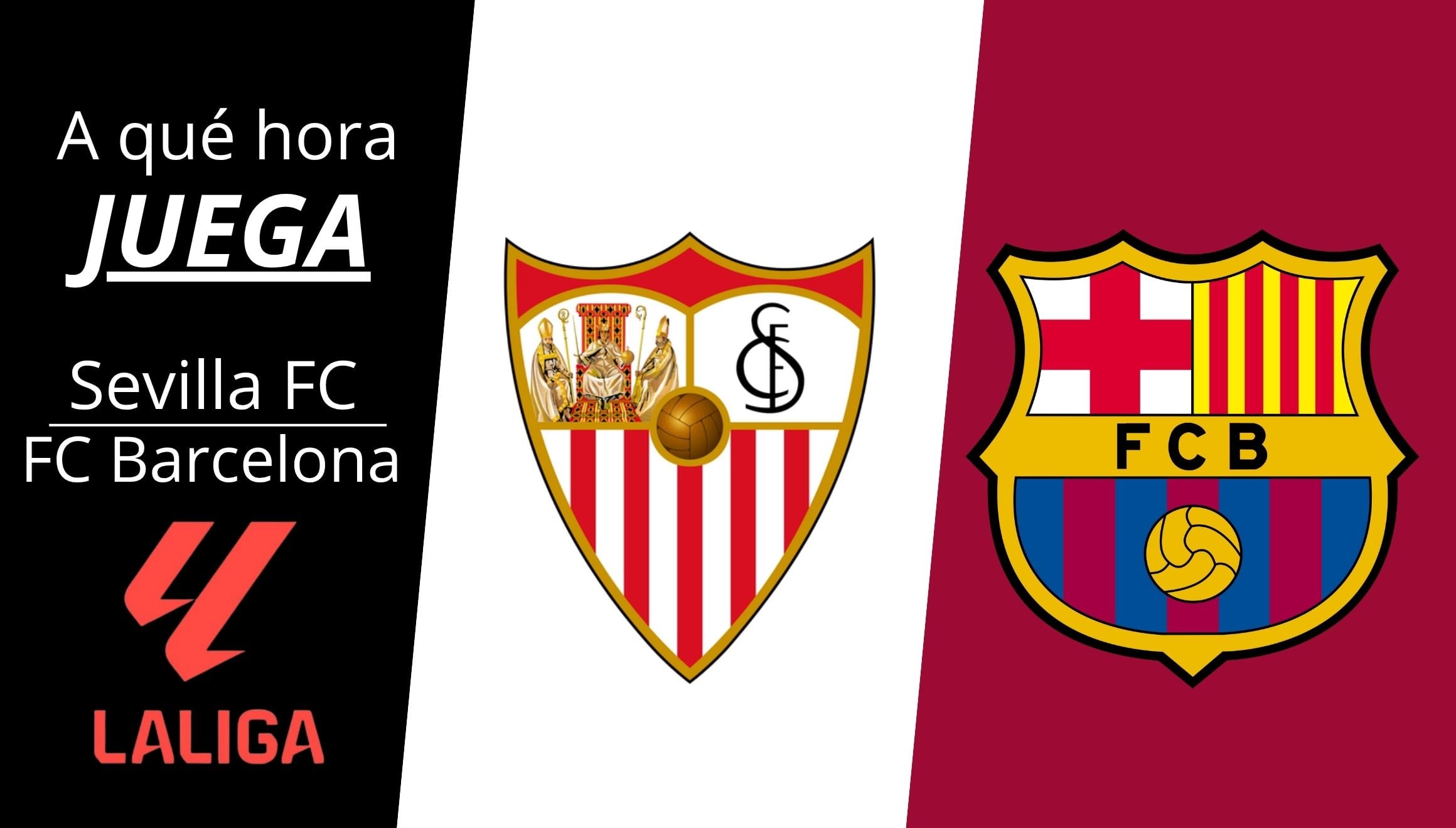 Conoce los horarios por país para ver el partido Sevilla FC vs. FC Barcelona EN VIVO y EN DIRECTO HOY sábado 19 de septiembre por la jornada 7 de LaLiga. (Foto: Composición Gestión Mix)