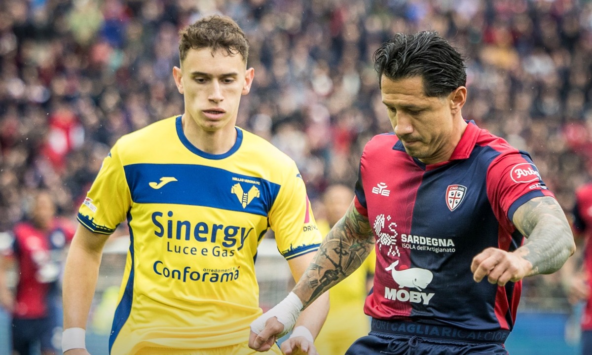 Gianluca Lapadula jugó los noventa minutos ante Hellas Verona. (Foto: Cagliari)