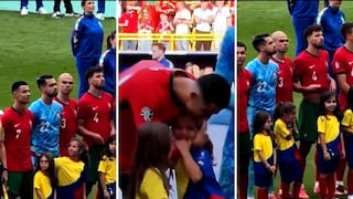 Pequeños admiradores de Cristiano Ronaldo protagonizan tierno momento en la Eurocopa