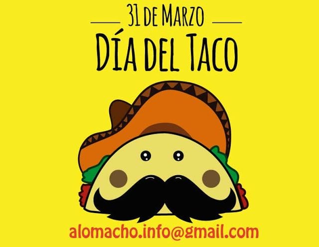 Imágenes por el Día del Taco en México para compartir este 31 de marzo en redes sociales (Foto: Pinterest).