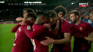 Reacción inmediata: gol de Ante Budimir para el 1-1 del Real Madrid vs. Osasuna [VIDEO]