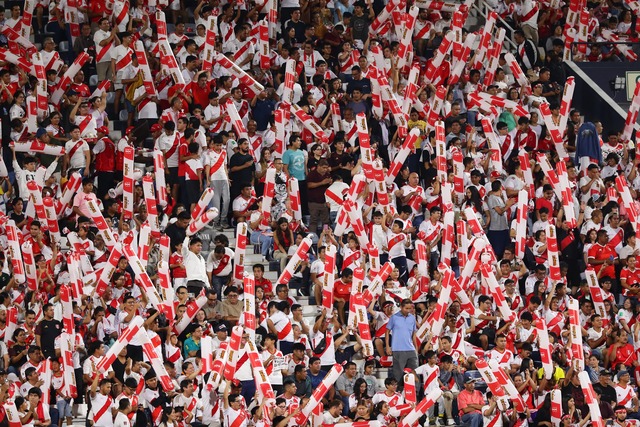 Cientos de hinchas de la Selección Peruana se congregaron en Matute para el duelo ante Nicaragua. (Foto: Jesús Saucedo / @photo.gec)