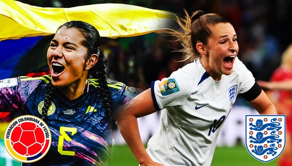 Este sábado Colombia e Inglaterra se verán las caras en el estadio Accor (Foto: Composición)