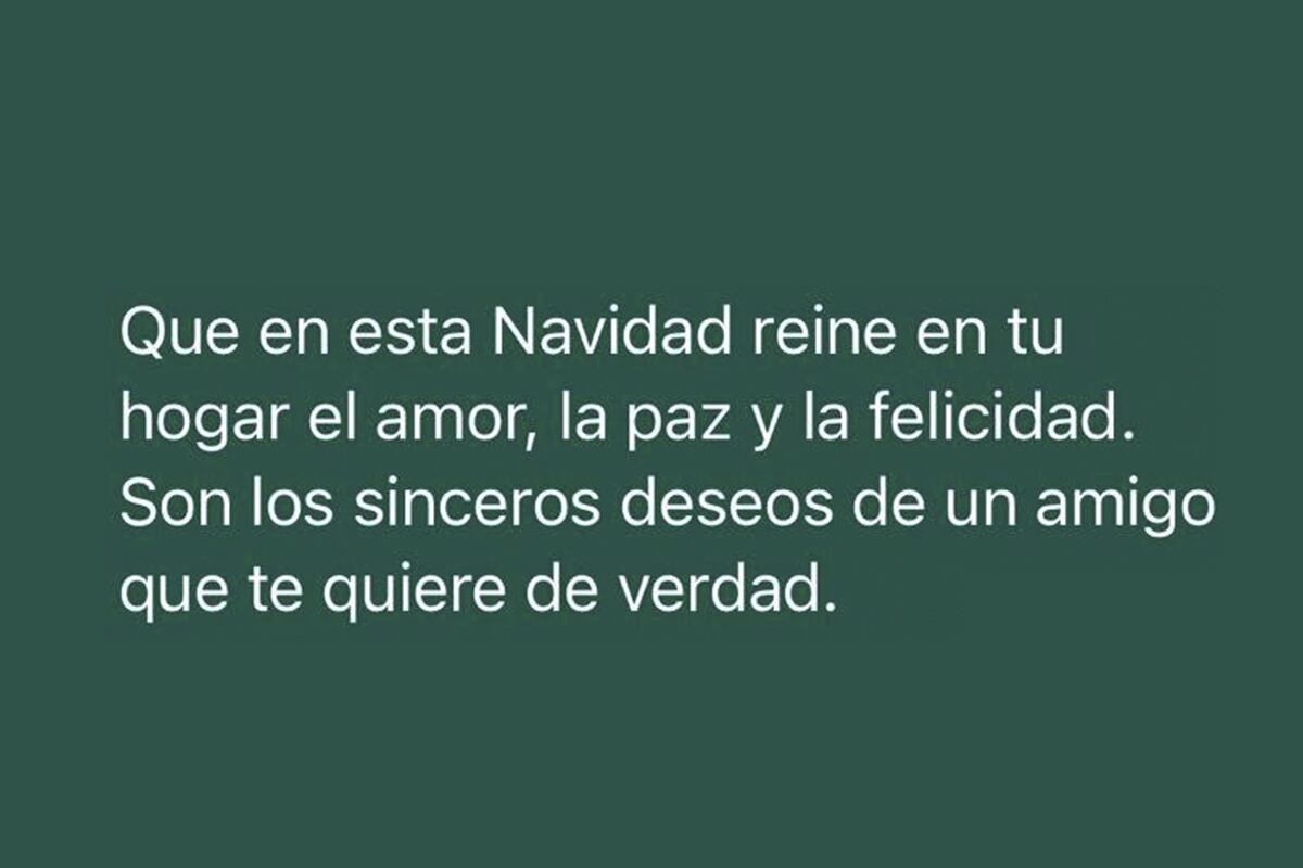 Estas son algunas ideas que puedes mandar por WhatsApp en Navidad 2021. (Foto: MAG)