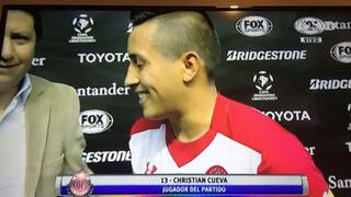 Christian Cueva fue elegido "el mejor jugador del partido" por Fox Sports