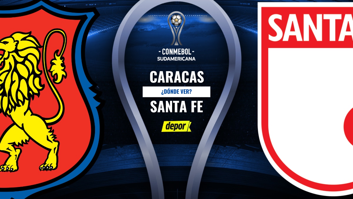 Santa Fe vs. Caracas FC por los play-offs de la Copa Sudamericana vía ESPN, DIRECTV, DGO y Disney Plus. (Foto: Composición Depor)