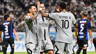 Show del tridente: Messi, Neymar y Mbappé protagonistas en victoria de PSG 6-2 ante Gamba Osaka