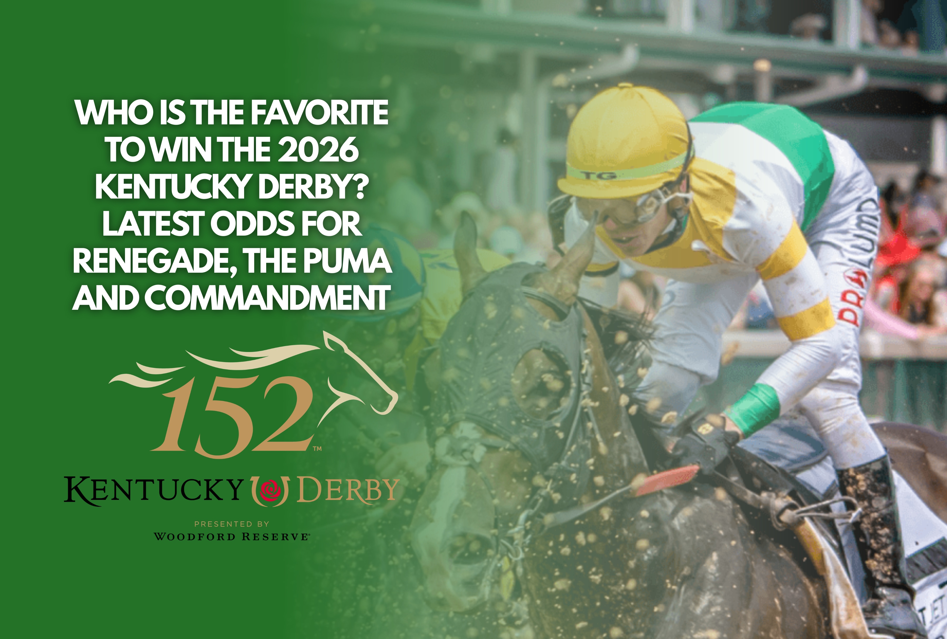 Analysts are closely watching the 2026 Kentucky Derby favorites, including Renegade, The Puma, and Commandment. These latest odds reflect the high expectations for this year's field as the racing world anticipates a historic finish in Louisville. | Photo by kentuckyderby.com / Depor