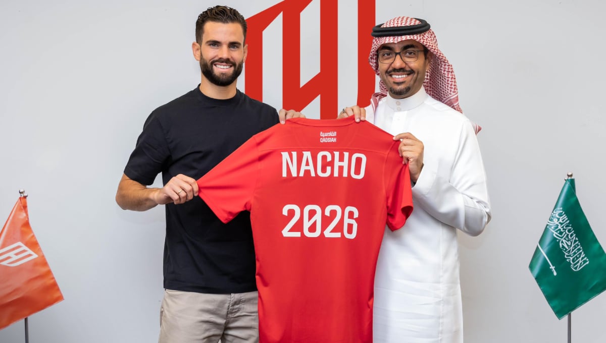 Nacho Fernández firmó un contrato con Al Qadisiyah hasta el 2026. (Foto: Al Qadisiyah)