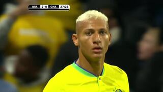 Aumenta la cuenta: gol de Richarlison para el 2-0 de Brasil vs. Ghana [VIDEO]
