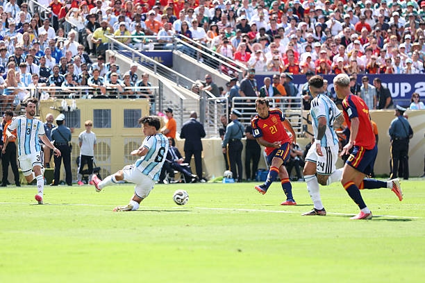 Argentina vs. España. (Foto: Getty Images)