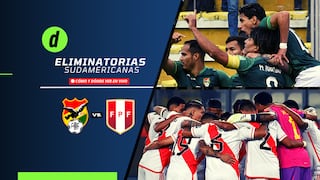 Bolivia vs. Perú: horarios, apuestas y dónde ver las Eliminatorias 2026