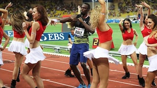 Todo un campeón: Bolt celebró su victoria en Mónaco bailando con once porristas [VIDEO]