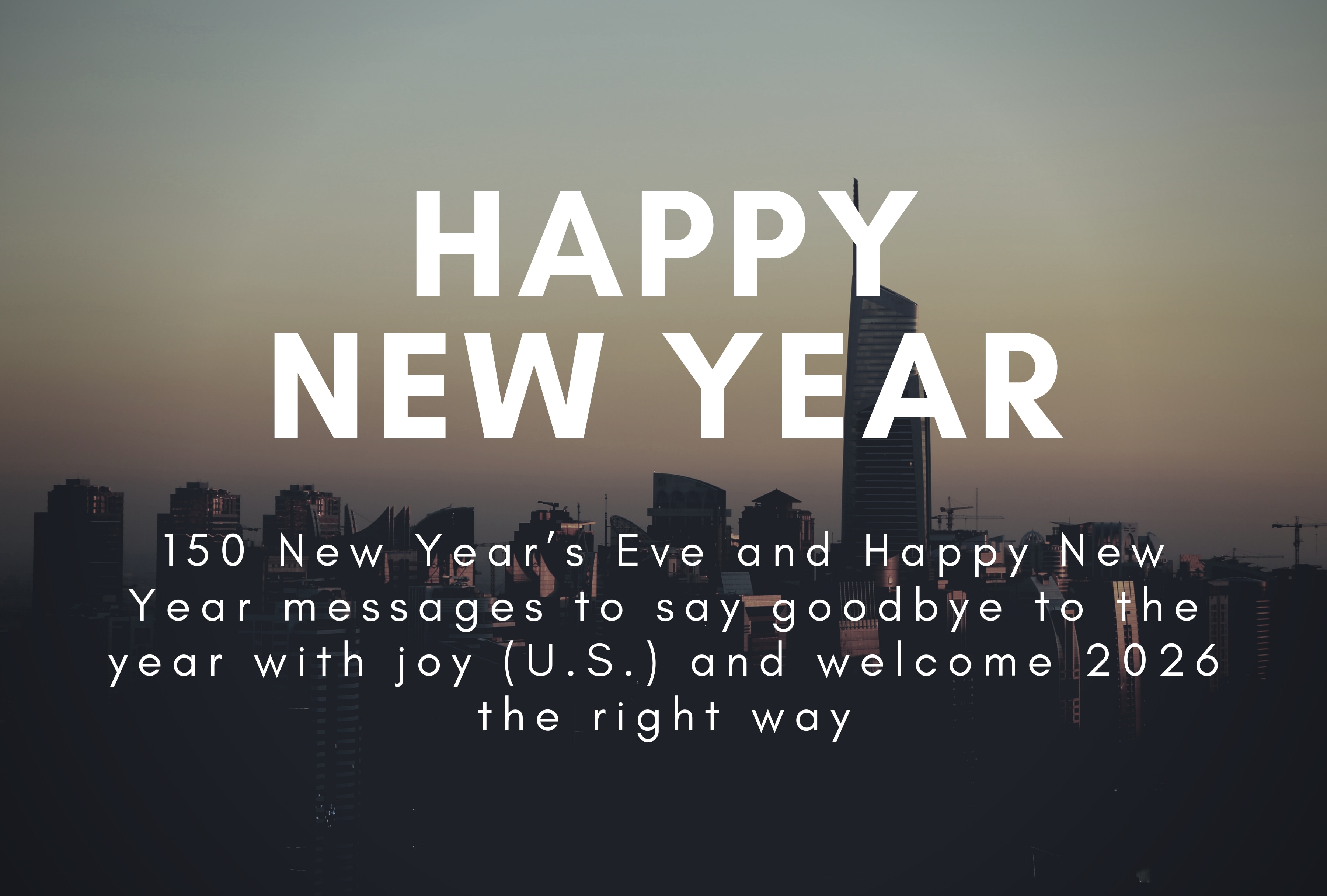 Say goodbye to 2025 and welcome 2026 with joy. Share New Year's messages full of hope, gratitude, and new goals. | Photo by canva.com / Depor