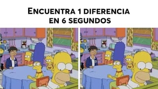 Reto visual de los Simpson: Encuentra la diferencia en 6 segundos	