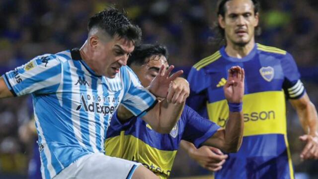 Boca se impuso por 4-2 frente a Racing en partido por Copa de la Liga Profesional