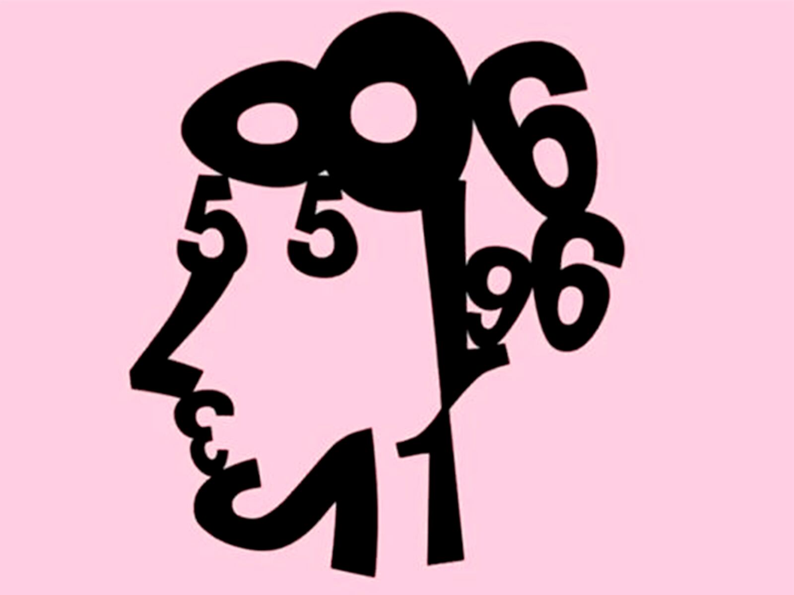 Solo debes contar cuántos números logras identificar y después conocerás los resultados del test visual. | Foto: genial.guru