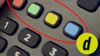 Para qué sirven los botones amarillo, rojo, verde, azul del control de tu televisor