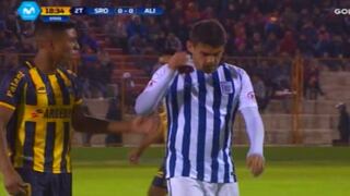 Alianza Lima: la molestia de Luis Aguiar al ser cambiado ante Sport Rosario (VIDEO)