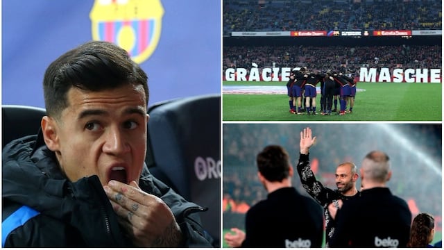 Coutinho espera su chance y le dicen adiós a Mascherano: las mejores postales en el Camp Nou