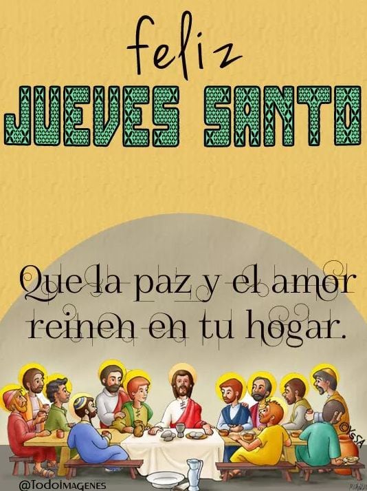 Mensajes y frases para compartir en Facebook, Instagram y otras redes por el Jueves Santo (Foto: Internet)
