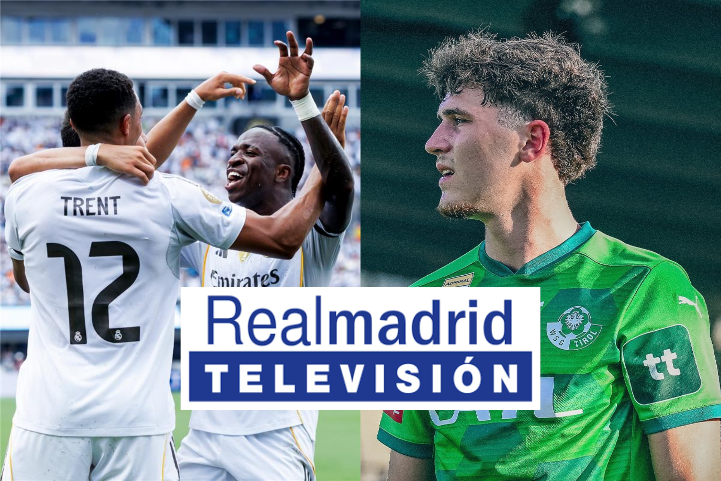 Transmisión de Real Madrid TV para ver el partido de Real Madrid vs. WSG Tirol, este martes 12 de agosto desde Austria. (Foto: @RealMadridCF / @WSGTirol / Composición Depor)