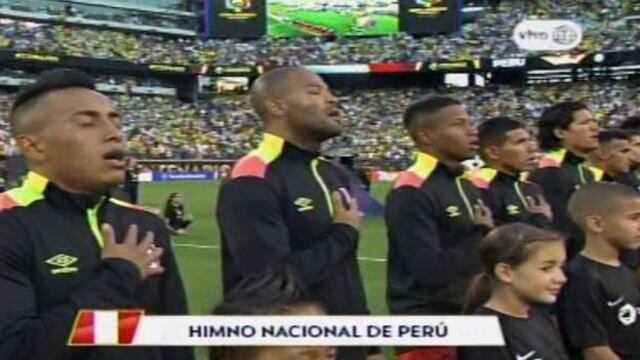 Perú vs. Colombia: el grito motivador de Paolo Guerrero tras el himno nacional