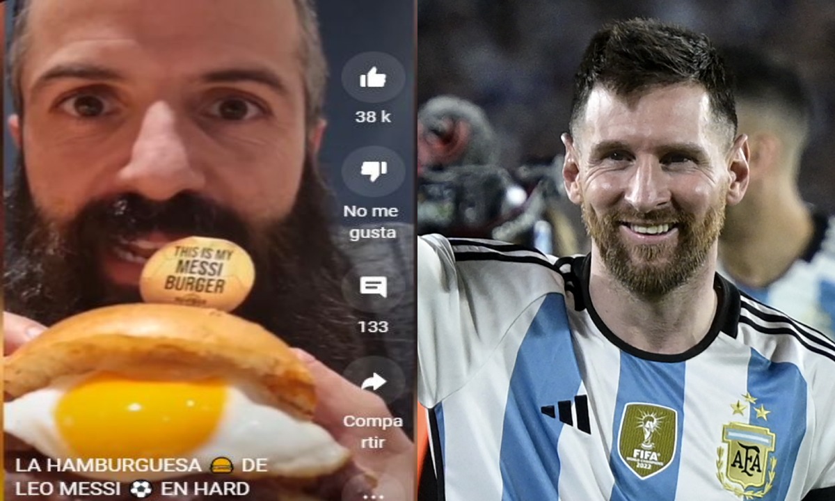 VIDEO VIRAL | El youtuber español tuvo la experiencia "Lets Get Messi" en el Hard Rock Cafe. (Foto: @JoeBurgerchallenge1-YouTube/AAFP)