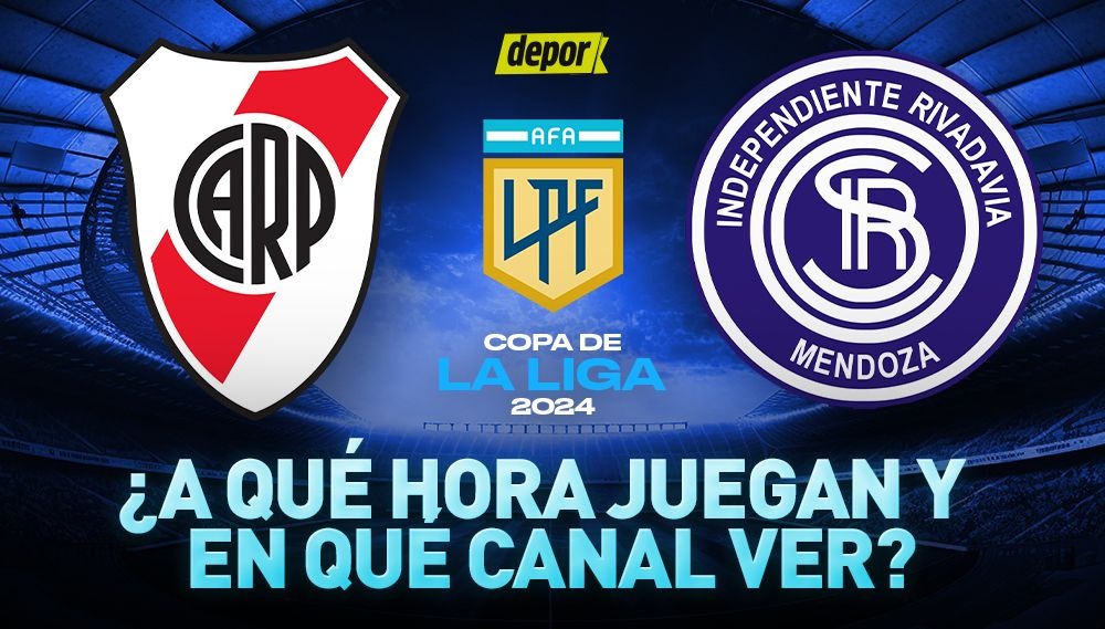 River vs. Rivadavia EN VIVO: se juega la novena fecha de la Copa de la Liga Profesional. (Diseño Depor)