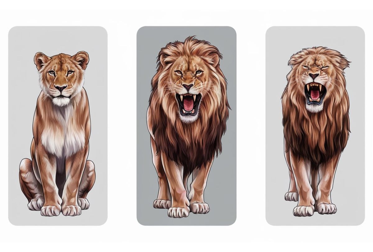 Test de personalidad: escoge uno de los leones en la imagen para descubrir cuál es tu mejor cualidad (Foto: Depor).