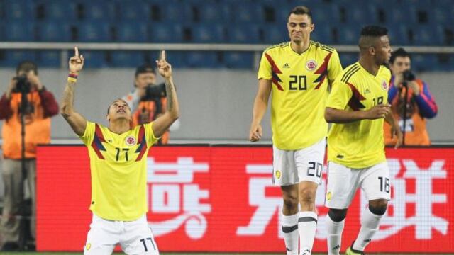 Una paliza: Colombia goleó 4-0 a China como visitante por amistoso rumbo al Mundial Rusia 2018