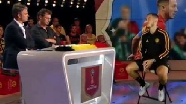 Revolución en la TV: entrevista holograma de Eden Hazard en Rusia 2018 se vuelve viral [VIDEO]
