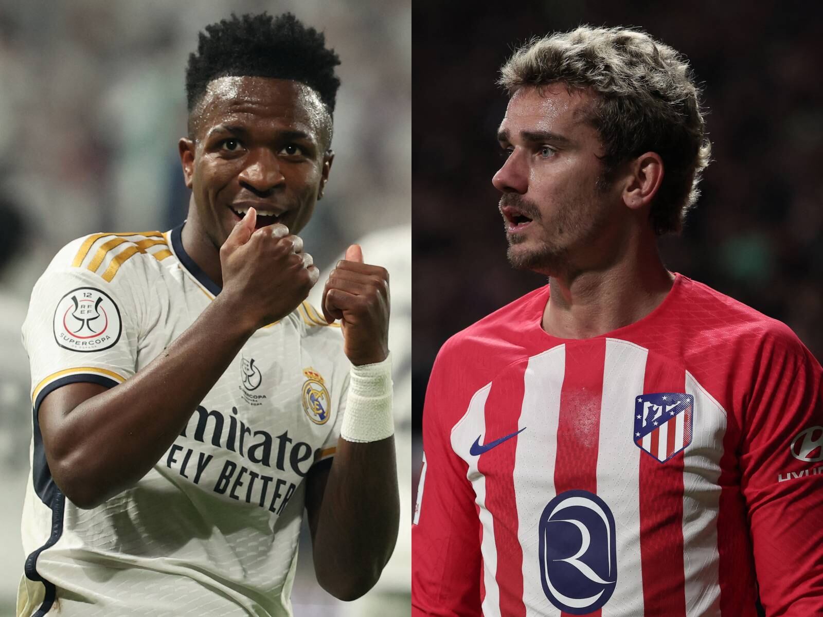 Desde el Cívitas Metropolitano, el partido por la Copa del Rey 2024 entre Atlético Madrid y Real Madrid será transmitido por TVE La 1 (España), DirecTV Sports (Sudamérica) y Sky Sports HD (México y Centroamérica) desde las 21:30 hora peninsular. (Foto: AFP)
