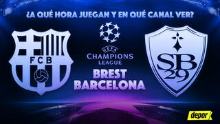 En qué canal juega Barcelona vs Brest y a qué hora ver partido por Champions League
