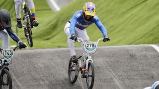 Colombiano Carlos Ramírez logra segunda medalla consecutiva en BMX de Juegos Olímpicos